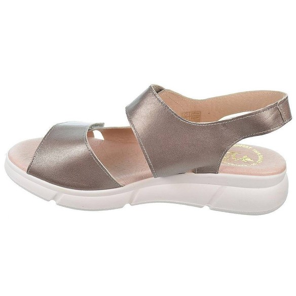 3408 Miba Sandalia Confort Sandalia piel y forro piel, cierre con doble velcro, para un ajuste perfecto. Plantilla piel confort 