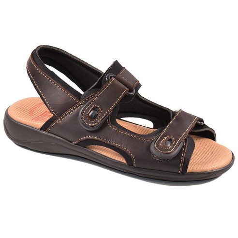 10 Duendy Sandalia Sandalia piel nobuck con forrado interior en textil acolchado. Plantilla piel. Cierre con doble velcro en pal