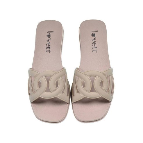 K22039 Kelara Zueco Sandalia tipo zuezo, fabricada en goma con suela antideslizante. Un original diseño para disfrutar los días 