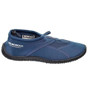 Rouf22 Nicoboco Escarpin Escarpin textil elástico y rejilla para el agua. Cierre con elástico ajustable al tobillo. Suela de gom