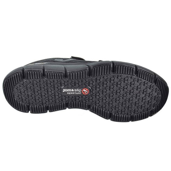 Czens2201 Joma Deportivo Zapatillas Casual Zen 22 Hombre Negro Zapatilla Deportivo en nylon transpirable, doble velcro, cuello a