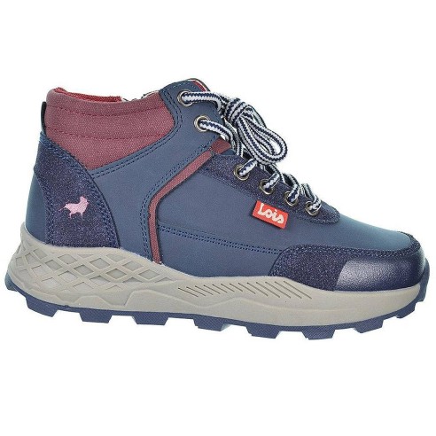 63165 Lois Botín Sport Botín sintético y collarín acolchado en textil. Cierre en cordones. Forro y plantilla textil acolchado. P