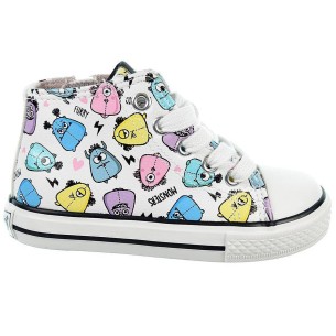 14160 Osito Zapatilla Bota Zapatilla Bota Sintético, cierre en cordones y cremallera interior. Plantilla textil acolchada y suel