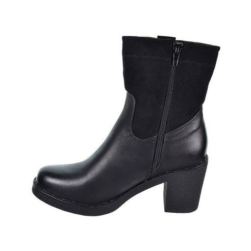 22231 Isteria Botín Botín en antelina y sintético. Forro en textil acolchado y cierre con cremallera interior. Piso de goma anti