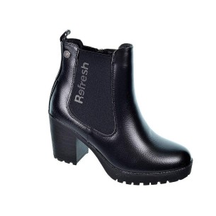 170063 Refresh Botín Botín sintético con elástico lateral exterior. Forrado en textil acolchado y cierre con cremallera interior 2