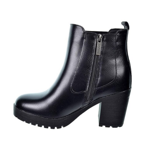 170063 Refresh Botín Botín sintético con elástico lateral exterior. Forrado en textil acolchado y cierre con cremallera interior