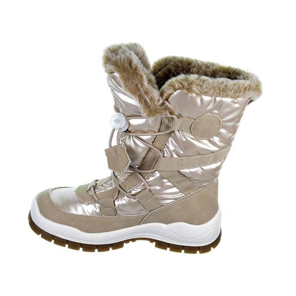 150191 Xti Kids Bota Bota en textil y sintético, forrado en pelo sintético y cierre en cordones ajustables. Piso de goma antides