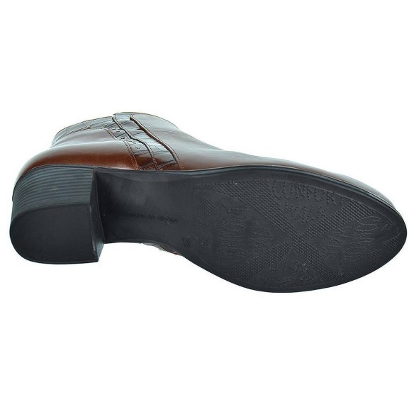 Neus15 Desireé Botín Botín de piel con forro textil Dry Adsorber, plantilla de piel acolchada. Cremallera lateral. Suela antides