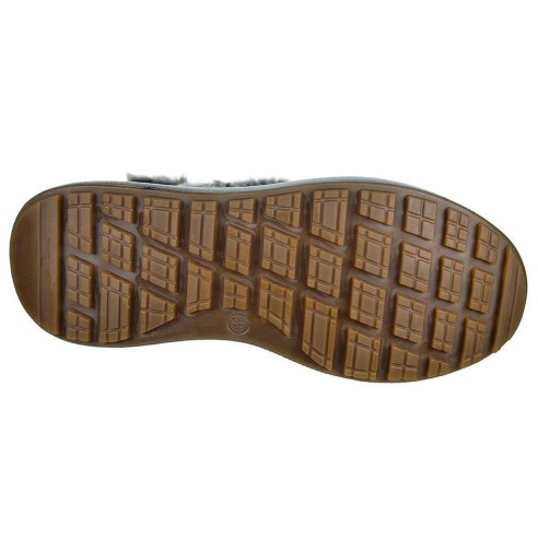 22420 Amarpies Botín Botín en antelina. Caña con collarín de pelo y forro sintético. Plantilla acolchada extraíble. Cremallera. 