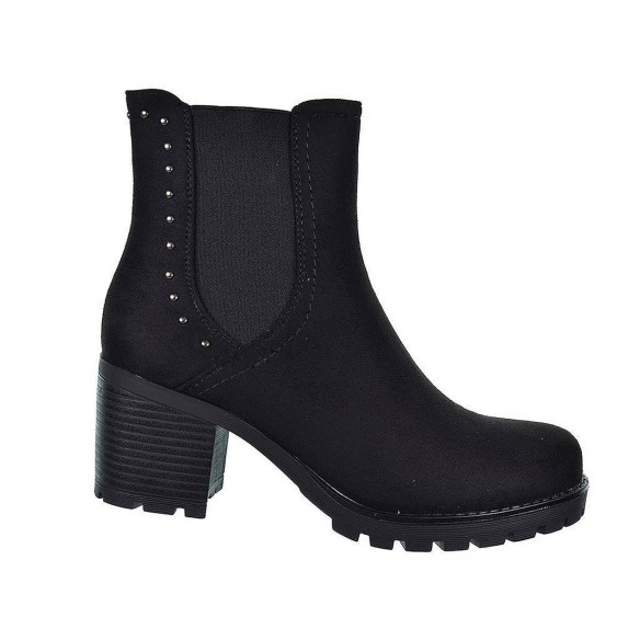 22519 Amarpies Botín Botín en antelina y elástico en ambos lados. Forrado acolchado y plantilla extraíble. Suela antideslizante 