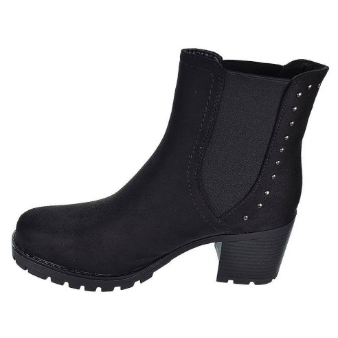 22519 Amarpies Botín Botín en antelina y elástico en ambos lados. Forrado acolchado y plantilla extraíble. Suela antideslizante 