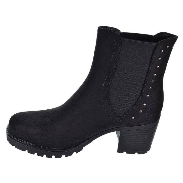 22519 Amarpies Botín Botín en antelina y elástico en ambos lados. Forrado acolchado y plantilla extraíble. Suela antideslizante 