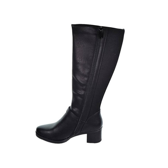 22556 Amarpies Bota alta Bota de caña alta en sintético elástico. Forro acolchado y plantilla extraíble. Cremallera interior. Su