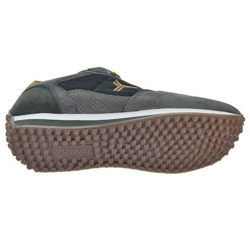 Elbrus Yumas Sneaker Zapato Sneaker en serraje y nylon, forro textil acolchado transpirable, plantilla confort látex y cierre en