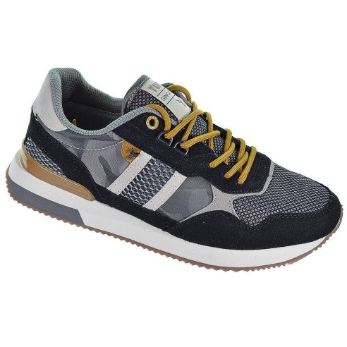 Howitt Yumas Sneaker Zapato Sneaker en serraje y nylon, forro textil acolchado transpirable, plantilla confort látex y cierre en