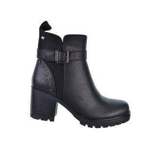 22520 Amarpies Botín Botín sintético y antelina. Forrado acolchado y plantilla extraible. Cierre con cremallera interior. Piso d