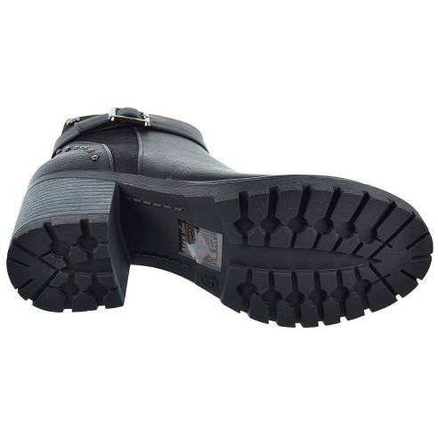 22520 Amarpies Botín Botín sintético y antelina. Forrado acolchado y plantilla extraible. Cierre con cremallera interior. Piso d