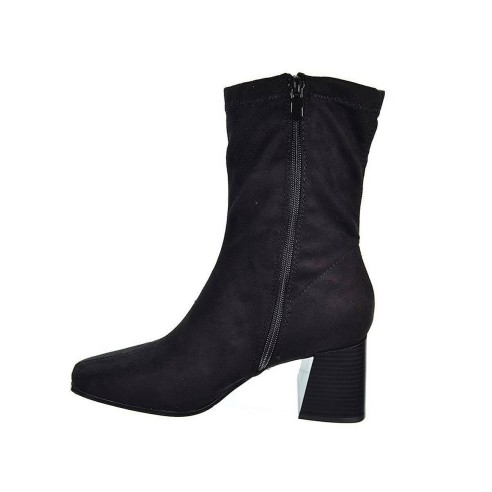 22225 D´Angela Botín Botín en antelina con licra, cierre con cremallera interior para un calze perfecto. Piso de caucho con tacó