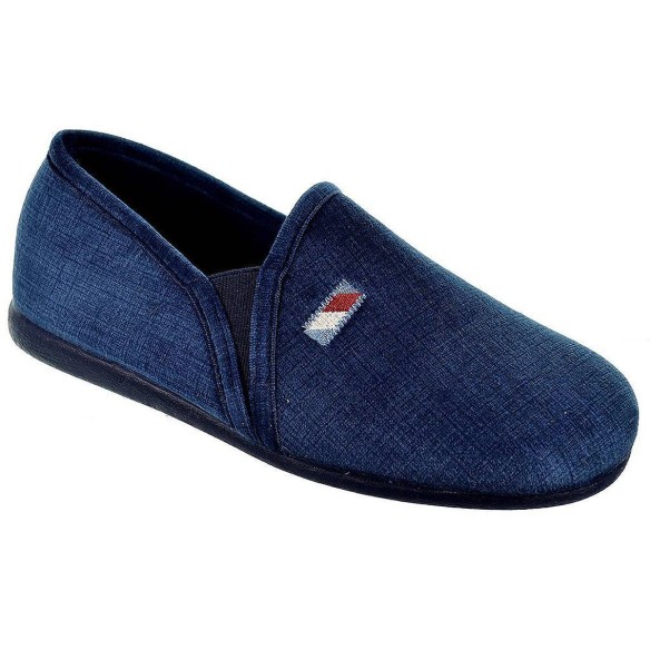 875 CMConfort Zapatilla Casa Zapatilla en textil muy suave y plantilla acolchada para un máximo confort. Piso de goma antidesliz