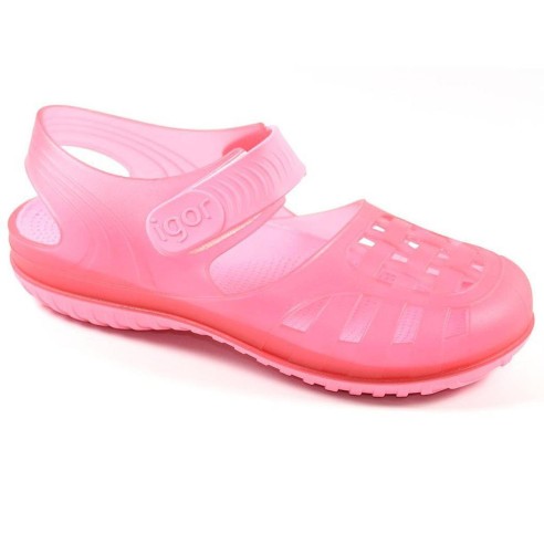 Bay Igor Cangrejera Comprar Sandalia Cangrejera traslúcida, cierre de velcro y plantilla antideslizante confort extraíble. Para 