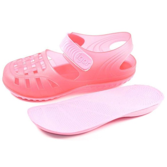 Bay Igor Cangrejera Comprar Sandalia Cangrejera traslúcida, cierre de velcro y plantilla antideslizante confort extraíble. Para 