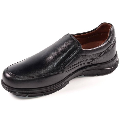 1251 Ancho Especial Baerchi Zapato Zapato piel, forro acolchado y plantilla confort extraíble. Elásticos laterales. Piso de poli