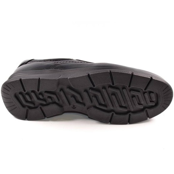 1251 Ancho Especial Baerchi Zapato Zapato piel, forro acolchado y plantilla confort extraíble. Elásticos laterales. Piso de poli