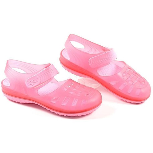 Bay Igor Cangrejera Comprar Sandalia Cangrejera traslúcida, cierre de velcro y plantilla antideslizante confort extraíble. Para 