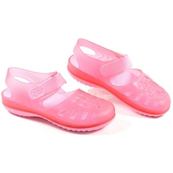 Bay Igor Cangrejera Comprar Sandalia Cangrejera traslúcida, cierre de velcro y plantilla antideslizante confort extraíble. Para 