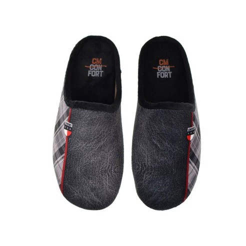 20331 CMConfort Zapatilla Casa Zapatilla destalonada en textil muy suave y plantilla acolchada para un máximo confort. Piso de g