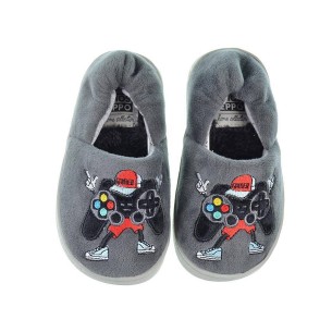 Apui Gioseppo Zapatilla Casa Zapatilla textil con plantilla acolchada y elástico en talón. Piso de goma antideslizante muy flexi