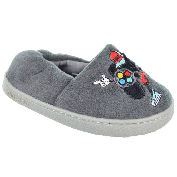 Apui Gioseppo Zapatilla Casa Zapatilla textil con plantilla acolchada y elástico en talón. Piso de goma antideslizante muy flexi