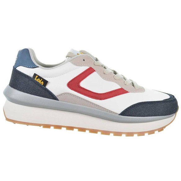 64240 Lois Sneaker Zapatilla Sneaker en textil y sintético. Forro textil acolchado y plantilla textil Memory Foam. Cordones. Sue