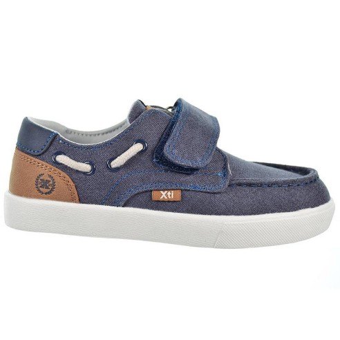 150427 Xti Kids Zapato Textil Zapato estilo Náutico en lona, forro interior en textil y cierre con velcro ajustables. Piso con s