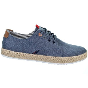 170837 Refresh  Zapato casual de lona con forro en textil y cordones ajustables. Piso de yute con suela de goma 2