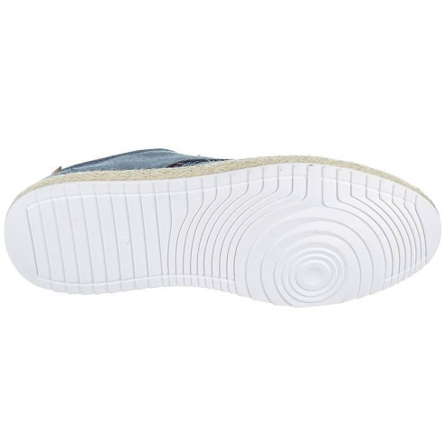 170837 Refresh  Zapato casual de lona con forro en textil y cordones ajustables. Piso de yute con suela de goma