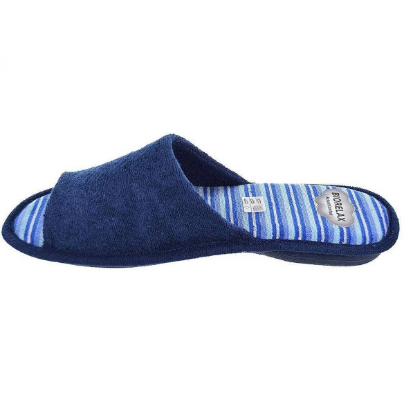 1461 Biorelax Zapatilla destalonada estar por casa. Puntera abierta en textil transpirable. antideslizante. Pies delicados.