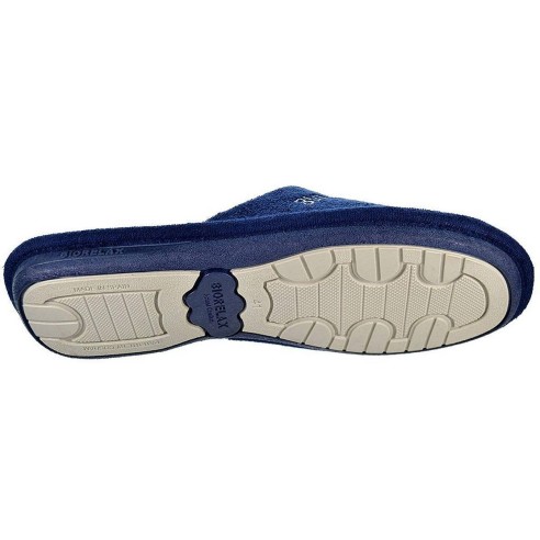 1461 Biorelax Zapatilla destalonada estar por casa. Puntera abierta en textil transpirable. antideslizante. Pies delicados.