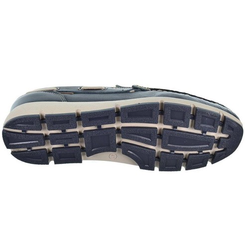 7300 Baerchi Zapato Hombre Piel Casual Plantilla textil acolchado. Elásticos laterales Piso de caucho antideslizante,  flexible