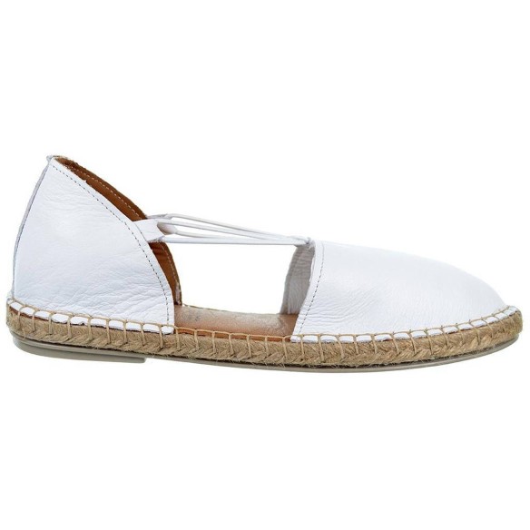 Carla Top3 Camping Piel Alpargata con elásticos. Forro textil, plantilla piel acolchada suela de goma con yute.