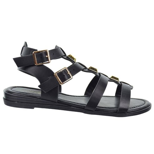 Isteria Sandalia Romana 23159 Mujer en sintético, cierre con doble hebilla regulable. Plantilla acolchada muy confortable