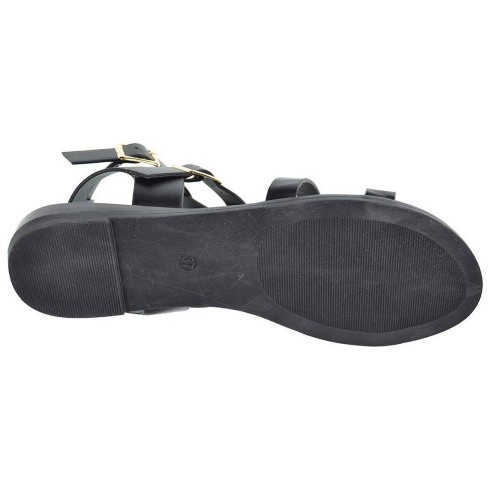 Isteria Sandalia Romana 23159 Mujer en sintético, cierre con doble hebilla regulable. Plantilla acolchada muy confortable