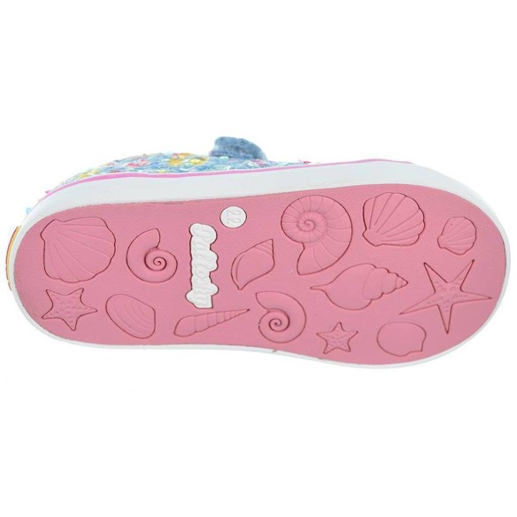 972311 Pablosky Zapatilla lona, forro textil y plantilla extraíble, cordones elásticos y velcro. Goma antideslizante, flexible