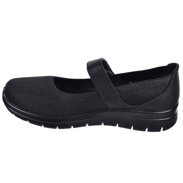 23463 Amarpies Zapato Confort en textil y sintético. Plantilla acolchada. Velcro. Suela de caucho con cuña muy ligera y flexible