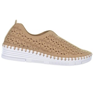 Bonaire Yumas Zapato Casual en sintético con grabado y corte a láser, plantilla de piel acolchada. Piso de caucho muy ligero