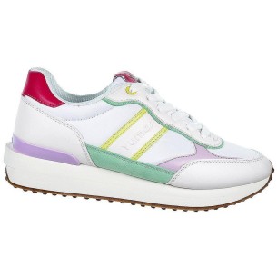 Bruny Yumas Sneaker serraje sintético y nylon, forro textil acolchado transpirable, plantilla confort . cordones. Suela caucho 2