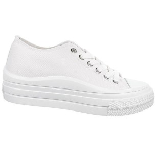 231000  Clavoy Sweden KLë Zapatilla de lona forro textil. Cierre cordones ajustables y piso plataforma con goma antideslizante.