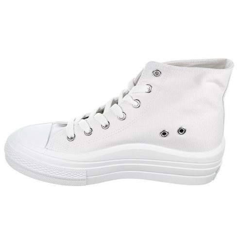 231010  Cyril Sweden KLë Zapatilla con caña alta de lona, forro textil. Con ajustables y piso plataforma con goma antideslizante