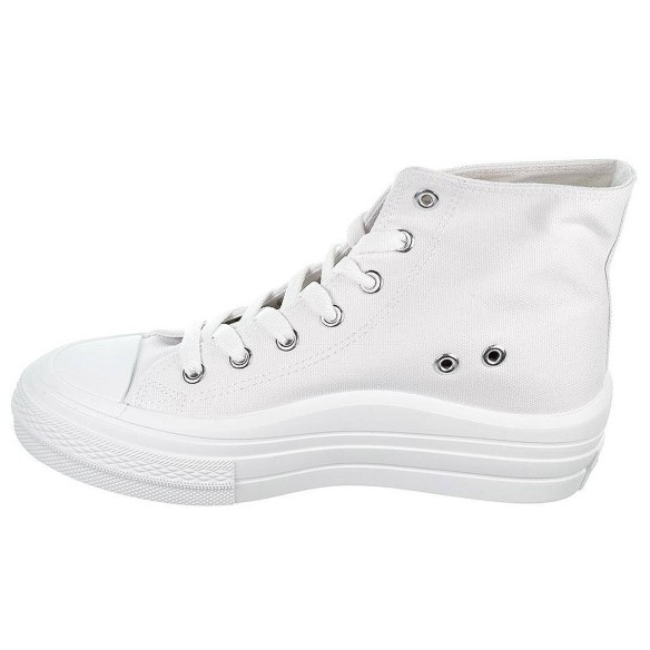 231010  Cyril Sweden KLë Zapatilla con caña alta de lona, forro textil. Con ajustables y piso plataforma con goma antideslizante