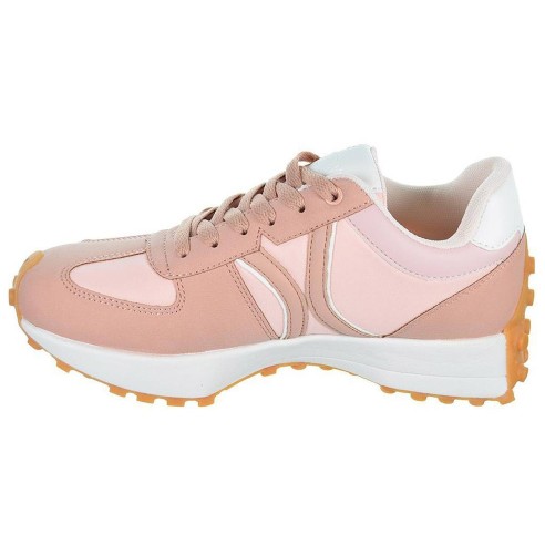 23005  D´Angela Sneaker textil y antelina, forro textil. Cordones. piso de goma con tacos antideslizante.